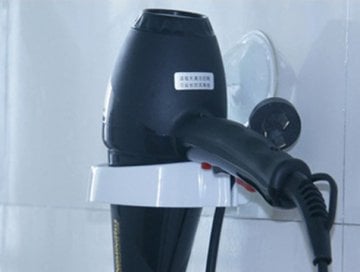 Saç Kurutma Makinesi Vantuzlu Duvar Askısı