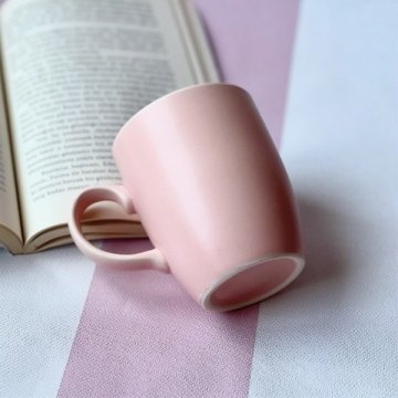 Baskı Yapılabilir Pembe Seramik Kupa Bardak