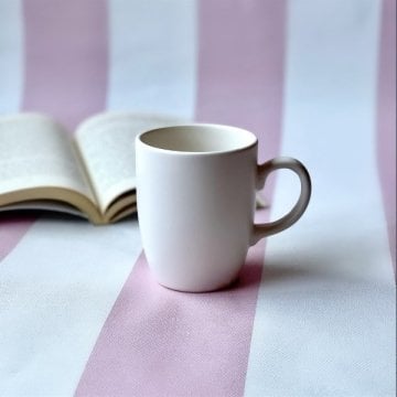 Baskı Yapılabilir Beyaz Seramik Kupa Bardak