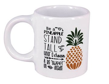 Çılgın Ananas 3D Stres Stres Kupa Bardak