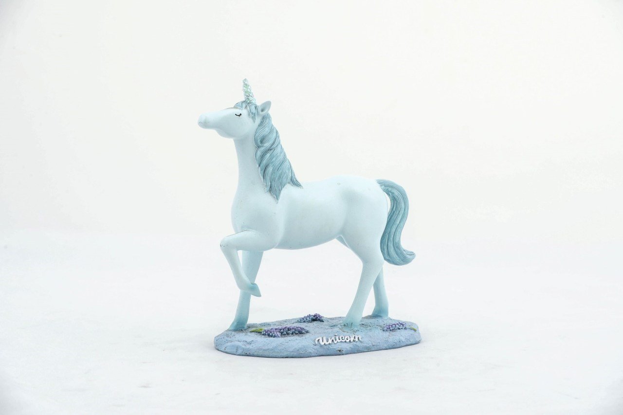 Dekoratif Polyester Unicorn Biblosu 20 cm