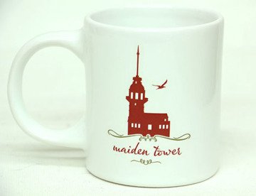 Kız Kulesi Kulesi Temalı 3D Döner Objeli Stres Kupa Bardak