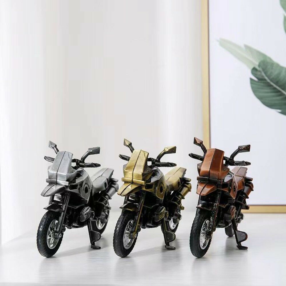 Dekotaratif Metal Motosiklet Biblosu