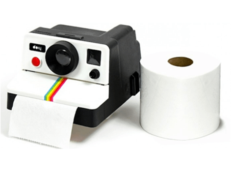 Polaroll - Fotoğraf Makinesi Tasarımlı Tuvalet Kağıtlığı