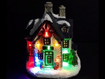 Dekoratif Işıklı Kar Evi
