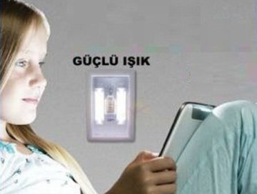 Kolayca Monte Edilebilen Mıknatıslı Aç Kapa Anahtarlı Kablosuz Lamba