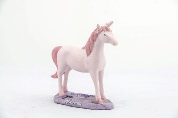Polyester Dekoratif Unicorn Biblosu 24 cm