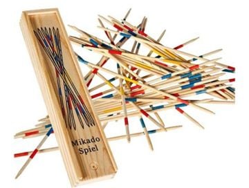 Ahşap Mikado Spiel Oyun Çubukları