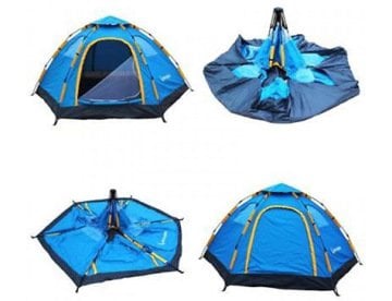 Tam Otomatik Hexagonal Kamp Çadırı (8 Kişilik)