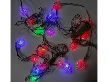 Kalp Yılbaşı Çam Ağacı Dekorasyon Süsleme Işıkları