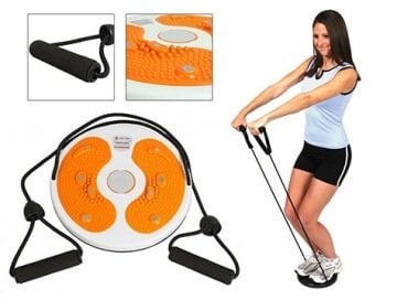 Bel İnceltici İpli Spor Aleti Waist Twisting Disc