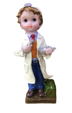 Polyester Erkek Dişçi Figürlü Dekoratif Biblo (20 cm)