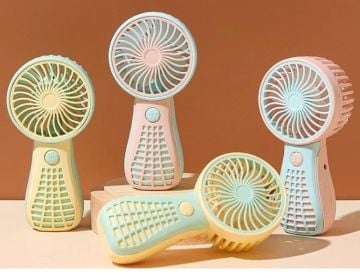 Usb Şarjlı Delikli Tasarım Masa Üstü Fan Vantilatör