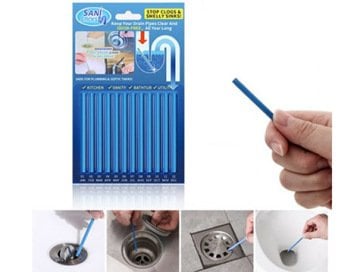 Sani Sticks Lavabo Gider Açıcı Temizleyici (12 Adet)