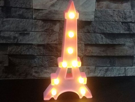 Dekoratif Led Eyfel Kulesi Gece Lambası