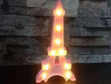 Dekoratif Led Eyfel Kulesi Gece Lambası