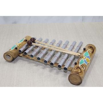 Otantik Batikli Selefon Müzik Aleti (30 cm x 25 cm)