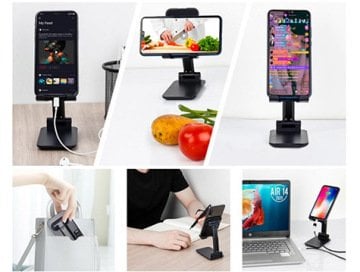 Katlanabilir Ayarlanabilir Masa Üstü Telefon Tablet Tutucu