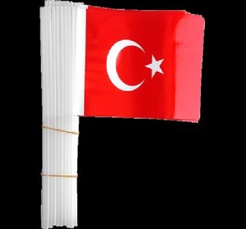 Çıtalı Sallama Türk Bayrağı (40 Adet)