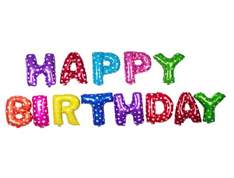Happy Birthday Yazılı Folyo Balon