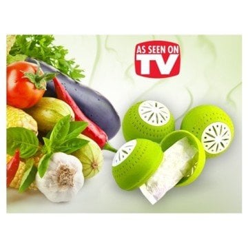 Pratik Fridge Balls Buzdolabı Koku Giderici ve Tazeleyici (3 Adet)