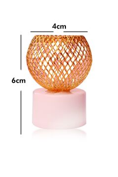 Portatif Mini Metal Led Işıklı Vazo Lamba (12 Adet)