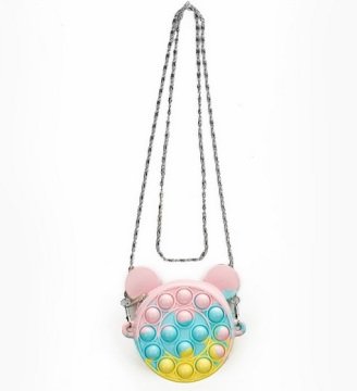 Pop It Push Bubble Zincirli Kulaklı Tasarımlı Çanta