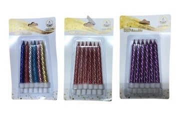 Burgulu Doğum Günü Pasta Mumu