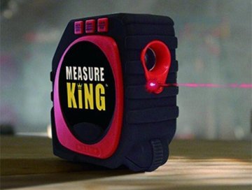 Measure King Lazerli ve Terazili Şerit Metre