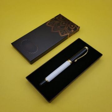 Tasarımlı Kutulu Hediyelik Şık Metal Roller Kalem