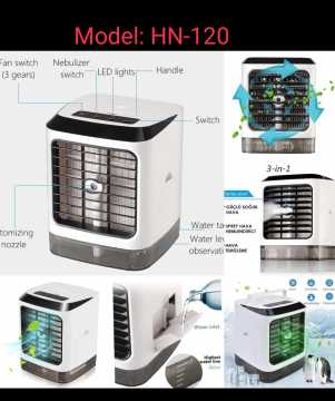 Mini 3 in1 Soğutucu Nemlendirici Hava Temizleyici Tutmalı Mini Klima