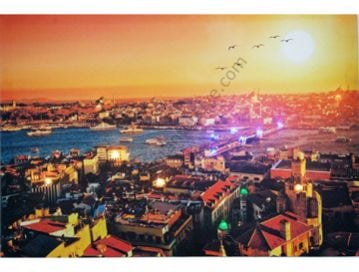 Dekoratif Led Işıklı Kanvas Tablo