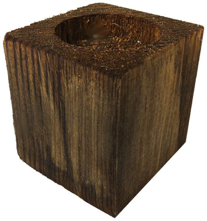 Ağaç Kütük Tealight Kahverengi Mumluk