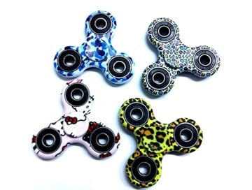 Desenli Stres Çarkı Hand Spinner