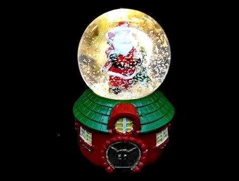 Led Işıklı Müzikli Noel Baba Kar Küresi