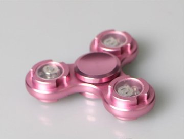 Metal Işıklı Stres Çarkı Light Fidget Spinner Hand Spinner