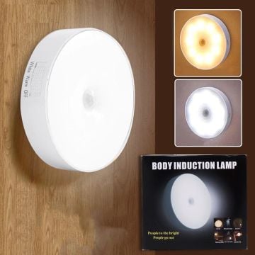 Hareket Sensörlü Dolap Altı Aydınlatması USB Şarj Edilebilir LED