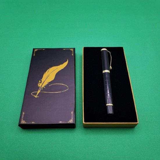 Kutulu Hediyelik Lüx Siyah Roller Kalem