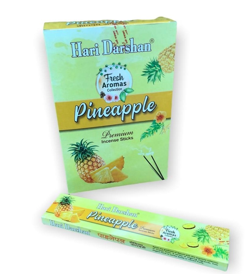 Hd Pineapple Organik Çubuk Tütsü Ananas (12 Paket x 18 gr)