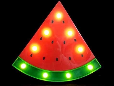 Dekoratif Karpuz Dilimi LED Gece Lambası