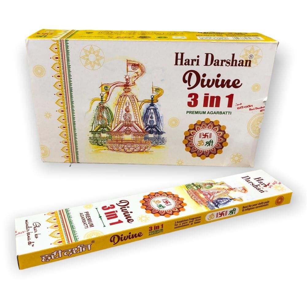 Hd Divine 3 in 1 Organik Çubuk Tütsü İlahi (12 Paket x 18 gr)