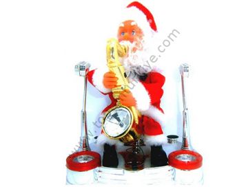 Işıklı Müzisyen Noel Babalar