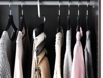 Dolap İçi Yer Kazandıran 5 Katlı Metal Pantolon Eşarp Askı
