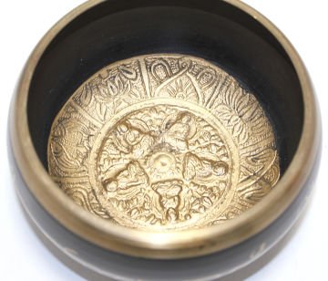 Pirinç Tibet Meditasyon Çanı Tibet Çanağı (11 cm)