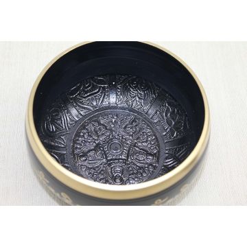 Pirinç Meditasyon Çanı Tibet Çanağı Singing Bowl (14 Cm)