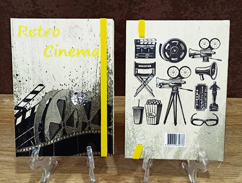 Retro Cinema Temalı Defter