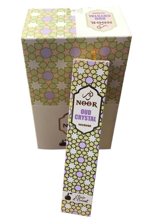 Hd Noor Oud Crystal Organik Çubuk Tütsü (12 Paket x 15 gr)