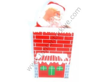 Baca İçerisinde Dans Eden Yılbaşı Noel Baba