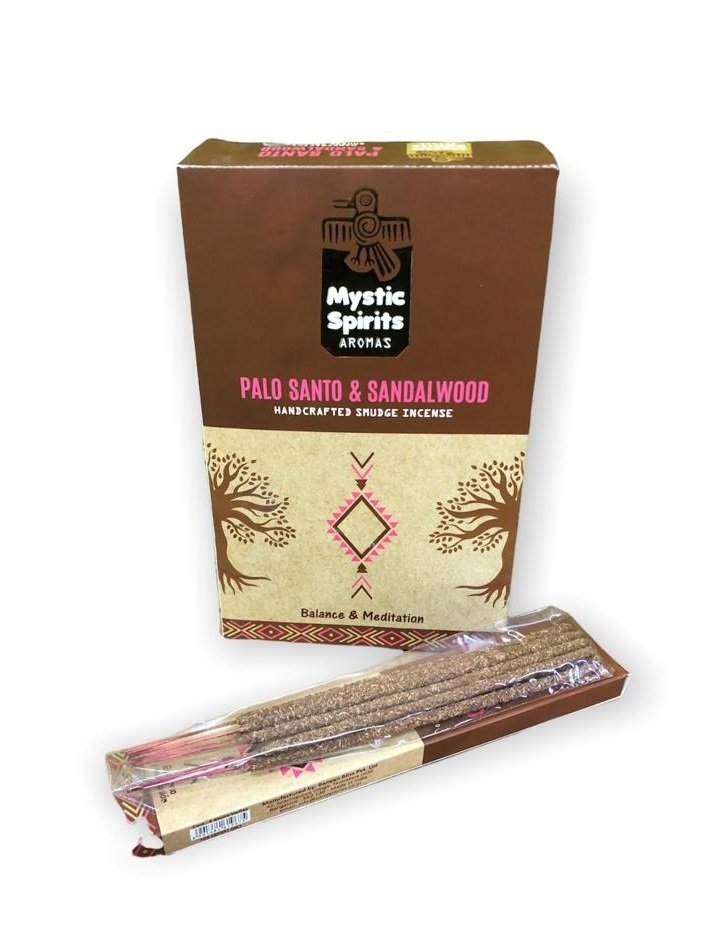 Mystic Spirits Palo Santo & Sandalwood Organik Çubuk Tütsü (96 Adet)