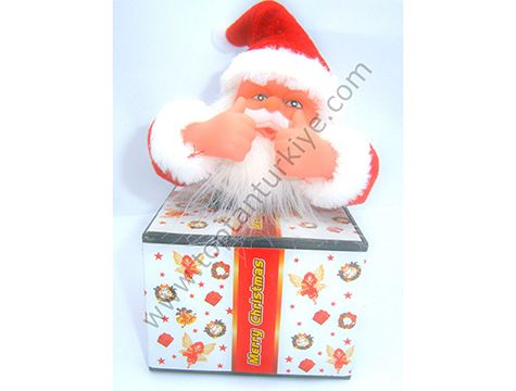 Kutu İçerisinde Dans Eden Işıklı Noel Baba